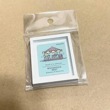 미니 프레임 마그넷 우드스탁 둥지 PEANUTS 스누피