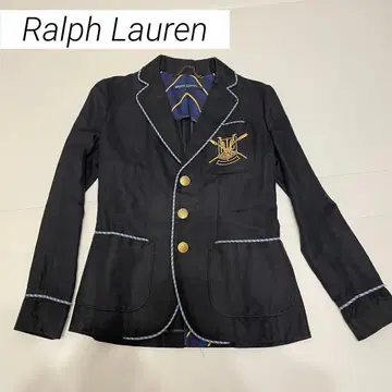 랄프 로렌 린넨 혼방 네이비 자켓 블레이저