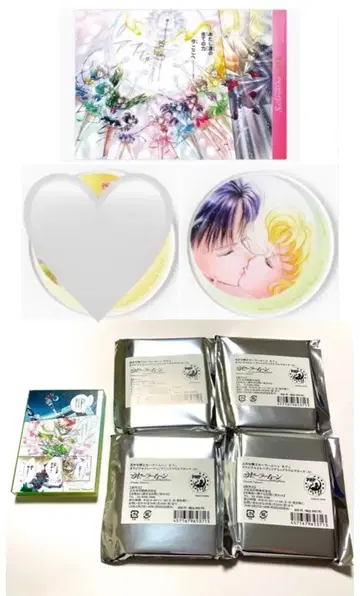 세일러문 카페 런치 매트 아크릴 블록 코스터