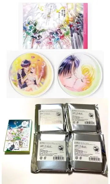 세일러문 카페 런치 매트 아크릴 블록 코스터