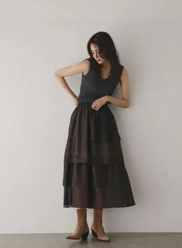 coel* 새상품 샤이니 캉캉 스커트