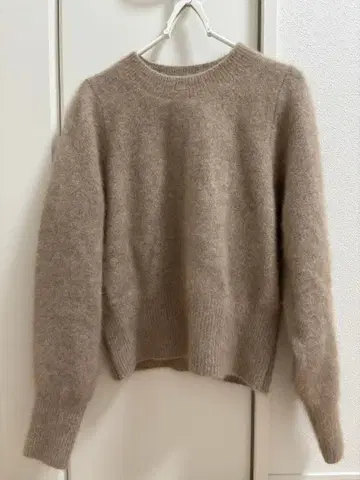 green label relaxing 베이지 스웨터 모헤어