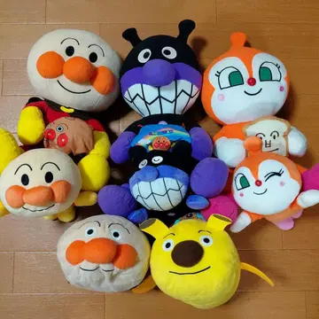 호빵맨 봉제 인형 세트