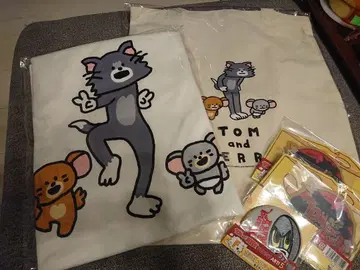 톰과 제리 해피 복권 티셔츠 토트백