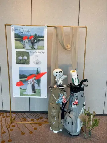 결혼식 웰컴 스페이스용 구리 스탠드