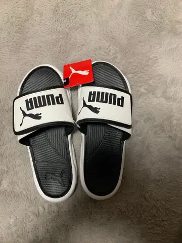 PUMA 스포츠 샌들 화이트/블랙