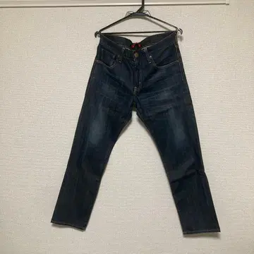 RED CARD 스트레이트 데님 다크 블루