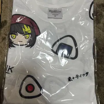 샤니마스 공식 오무스비 코메틱 풀 그래픽 T셔츠 M 사이즈