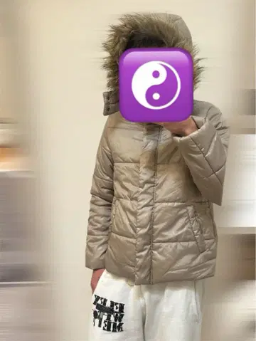 헤이세이 갸루 y2k 그런지 다운 자켓 퍼 후디 짧은 기장 시크 스타일