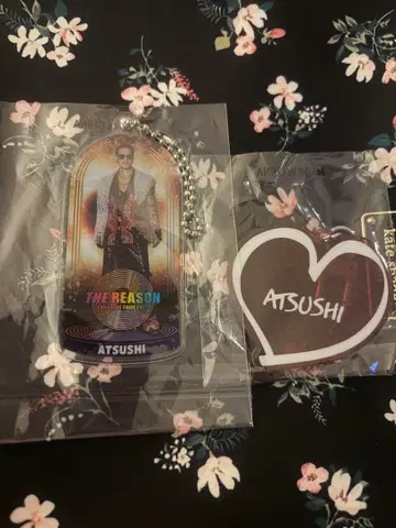 THE REASON ATSUSHI 클리어 참 라메 네임 키링