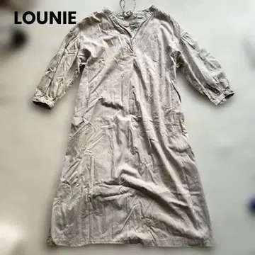 LOUNIE 셔츠 원피스 봄 페티코트 포함