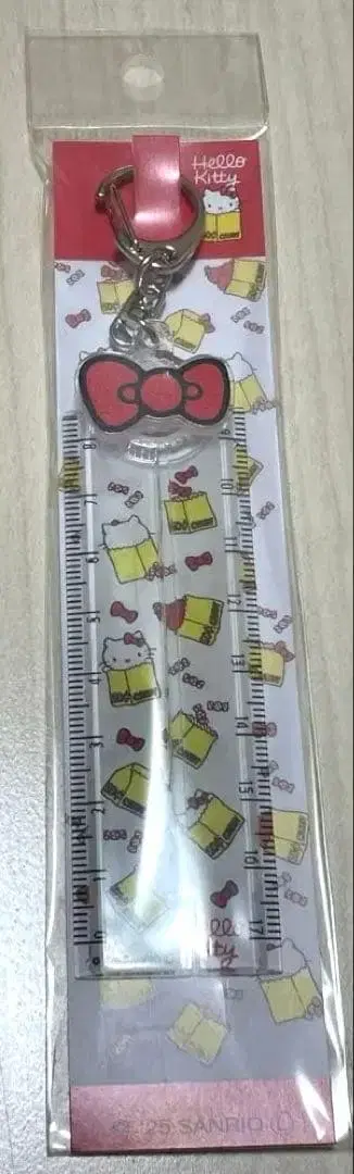 헬로키티 눈금자 키체인 포함