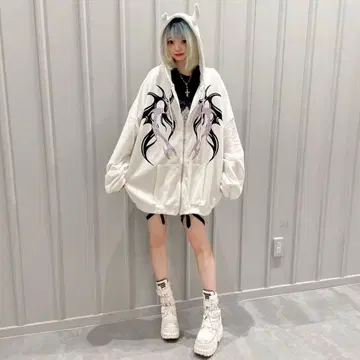 VOLCAN&APHRODITE 뿔 라이벌 ZIP 후드티 볼칸