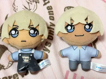 명탐정 코난 아무로 토오루 후루야 레이 봉제 인형 마스코트 2개 세트
