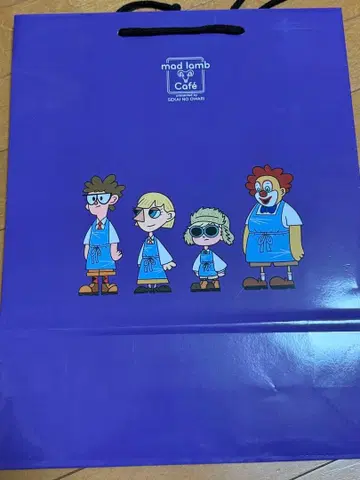 미사용 새상품 세카이노 오와리 MAD LAMB CAFE 쇼핑백 세카오와