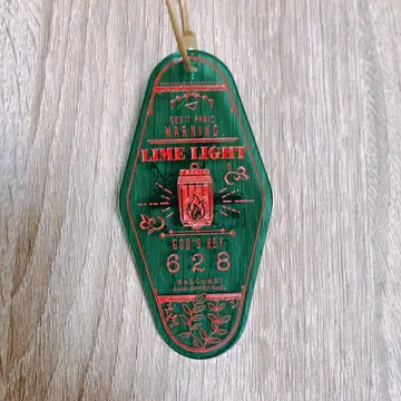 하치야 나나시/쿠리야마 유리 LIME LIGHT ver. 모텔 키링