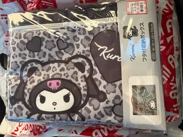 아베일 쿠로미 수납 박스 레오파드 무늬