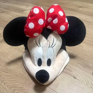 미니 마우스 캡 빨간색 도트