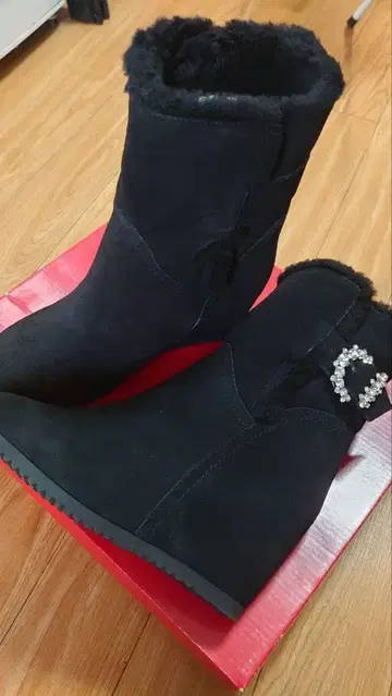 COMEX ALTRO 블랙 스웨이드 숏부츠