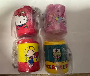 산리오 코인 실린더 4개 세트