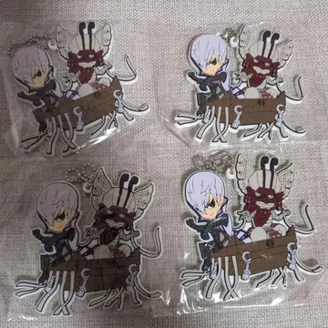 전국 BASARA 러버 키링 이시다 미츠나리 오타니 요시츠구 4개 세트