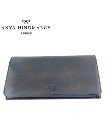 ANYA HINDMARCH 블랙 장지갑
