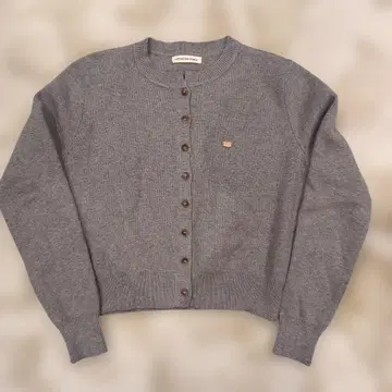 LAFUDGE OUR WOMAN 그레이 니트 가디건 한국 브랜드 새상품급