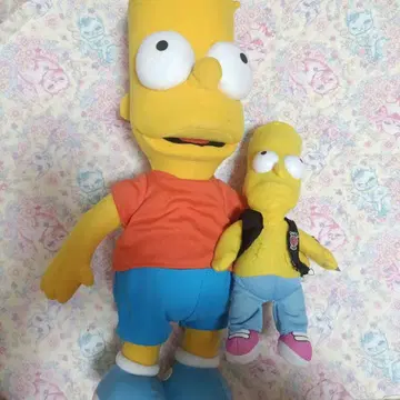 심슨 봉제 인형 빈티지 바트 택 포함