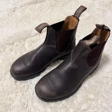 UK6 [슬림 레그 x 방수] 블런드스톤 사이드 고어 부츠 브라운