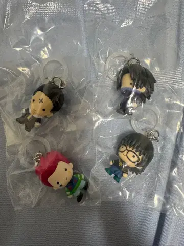 HUNTER x HUNTER 가챠 메지루시 액세서리 4개 세트