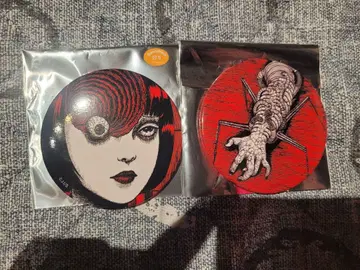 하카바노가로 이토 준지 우즈마키 캔뱃지 우즈마키&교 2개 세트