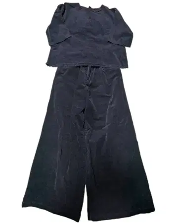 ZARA TRAFALUC 코듀로이 상의 와이드 팬츠 셋업