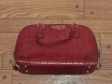 modaprincipe 빨간색 크로커다일풍 핸드백
