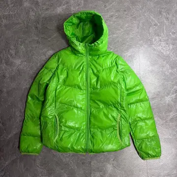 y2k 00s 컨버스 패딩 자켓 광택 후디 고프코어