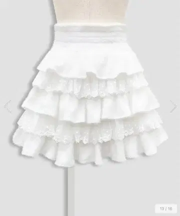 Honey Cinnamon 포인트 레이스 캉캉 스커트