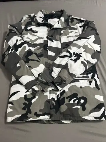 카모 패턴 밀리터리 자켓 이너 포함