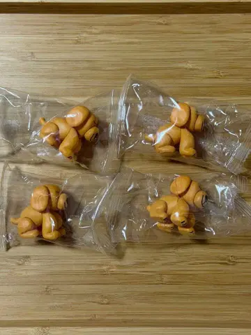 다이스케 콘도 캡슐 토이 강아지 4개 세트