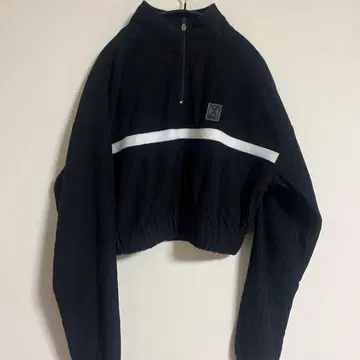 X-girl 단기 코듀로이풍 하프 집업 상의