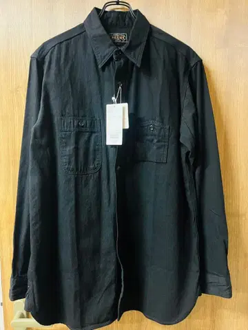 미사용 택 포함 빔즈 플러스 beams plus 셔츠 L 사이즈 블랙