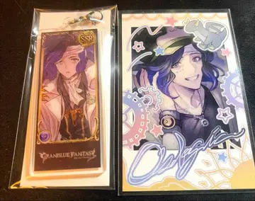 그랑블루 판타지 페스티벌 오로라 자이아 폴라로이드 편성 아크릴 참 세트