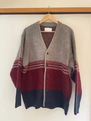 URBAN RESEARCH iD 모헤어 샤기 니트 가디건