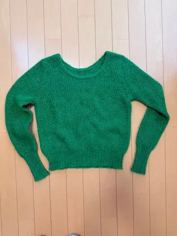 coco deal 그린 니트 스웨터