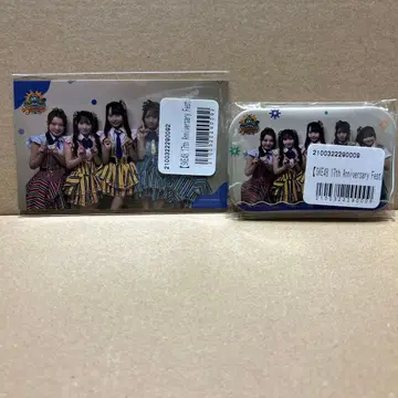 SKE48 17주년 기념 콘서트 복권 11기생 캔 배지 스티커 세트