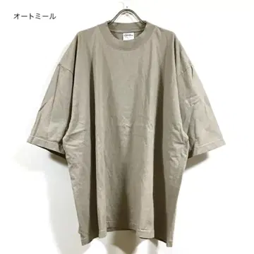 새상품 SHAKA WEAR 빅 실루엣 T셔츠 남성용 오트밀 L