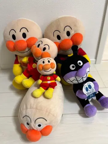 호빵맨 봉제 인형 세트