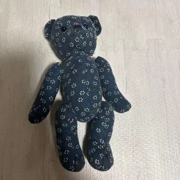 테디베어 꽃무늬 봉제 인형