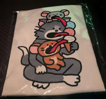 톰과 제리 제일복권 B상 콜라보레이션 T셔츠 아이스