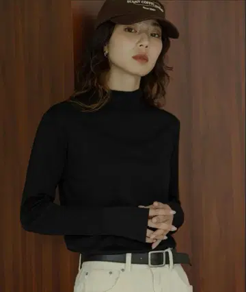 Sonny Label [ UR TECH ] 축열 하이넥 풀오버 블랙