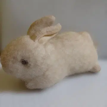 멜모 토끼 봉제 인형 쇼와 레트로 당시물 빈티지 화이트 토끼