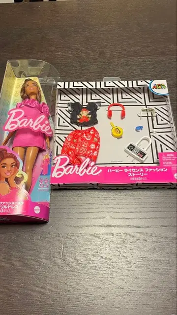 바비 인형 슈퍼 마리오 패션 세트